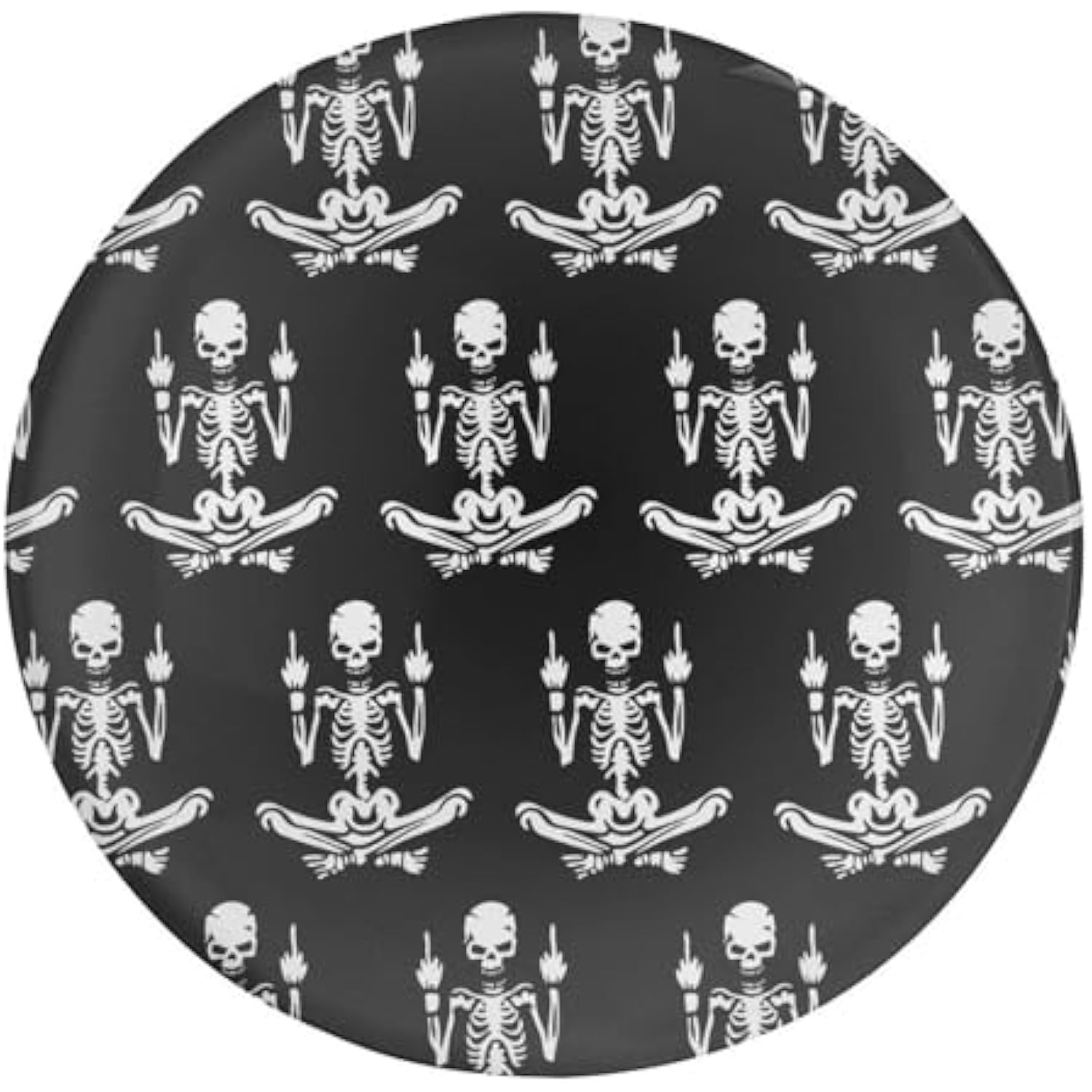 Pop Socket Grip - 명상하는 해골 중지 손가락 팝소켓 그립