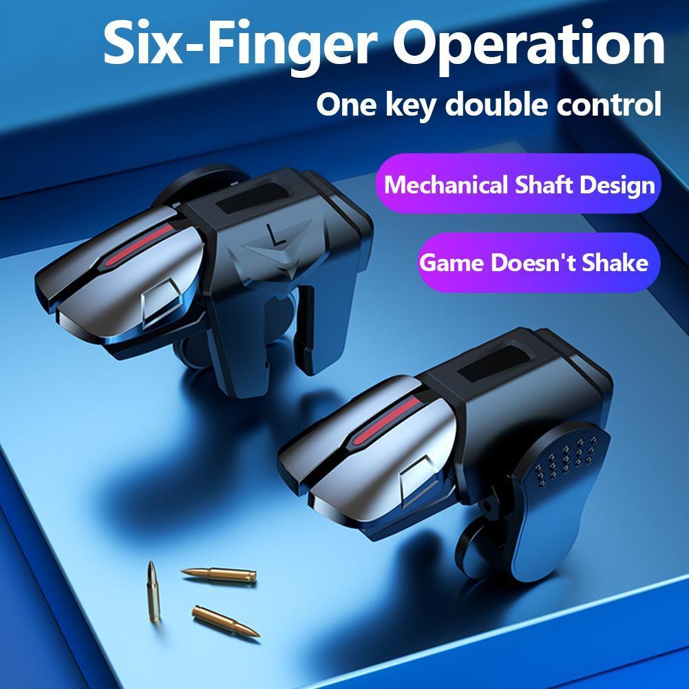 Gaming Trigger Phone - 2개입 6손가락 게임 트리거, 지연 없는