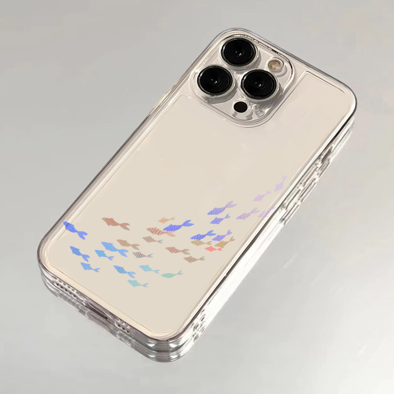 Y2K Phone Accessories - 작은 물고기 그룹 창의적인 만화 귀여운