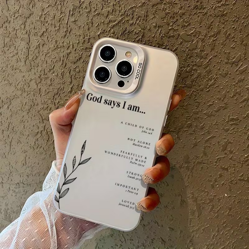 Xo Phone Accessories - 기독교 구절 디자인 아이폰 17 16