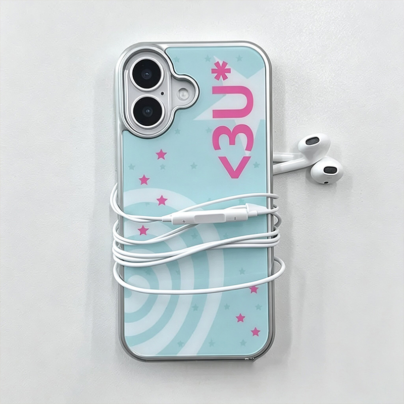 Y2K Phone Accessories - Y2K 크리에이티브 스윗 쿨 민트 블루