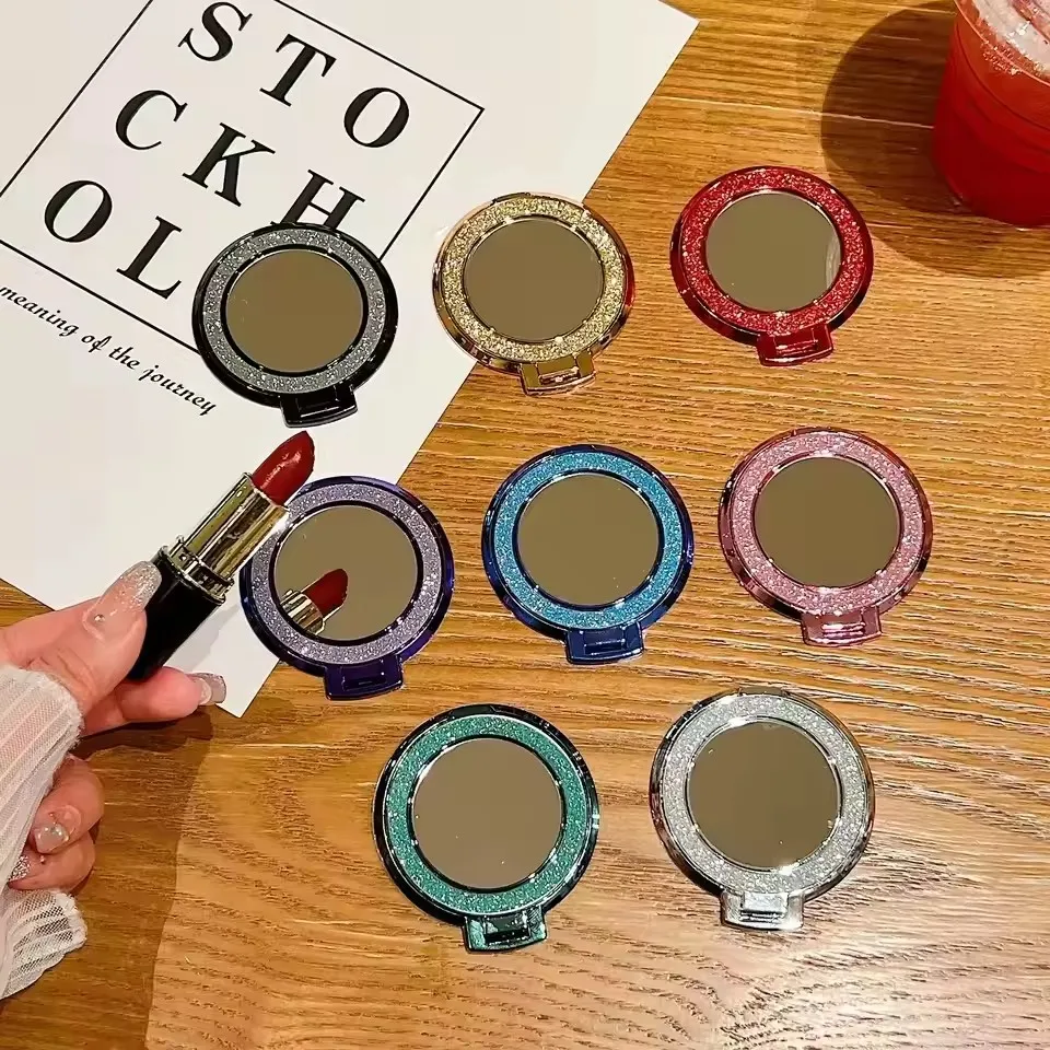 빛나는 다이아몬드 폰 링 홀더, 원형 거울 킥스탠드,  - Pop Socket Grip 리뷰 및 가격