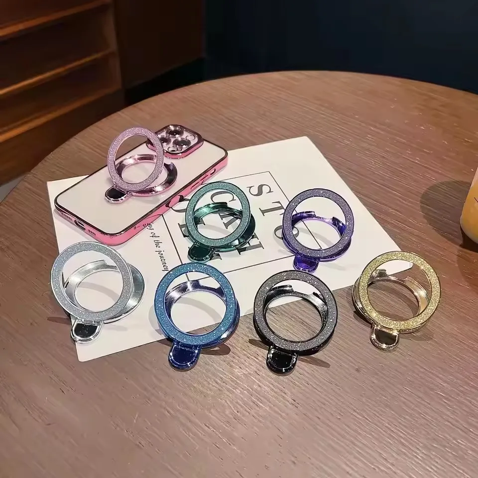 빛나는 다이아몬드 폰 링 홀더, 원형 거울 킥스탠드,  - Pop Socket Grip 리뷰 및 가격