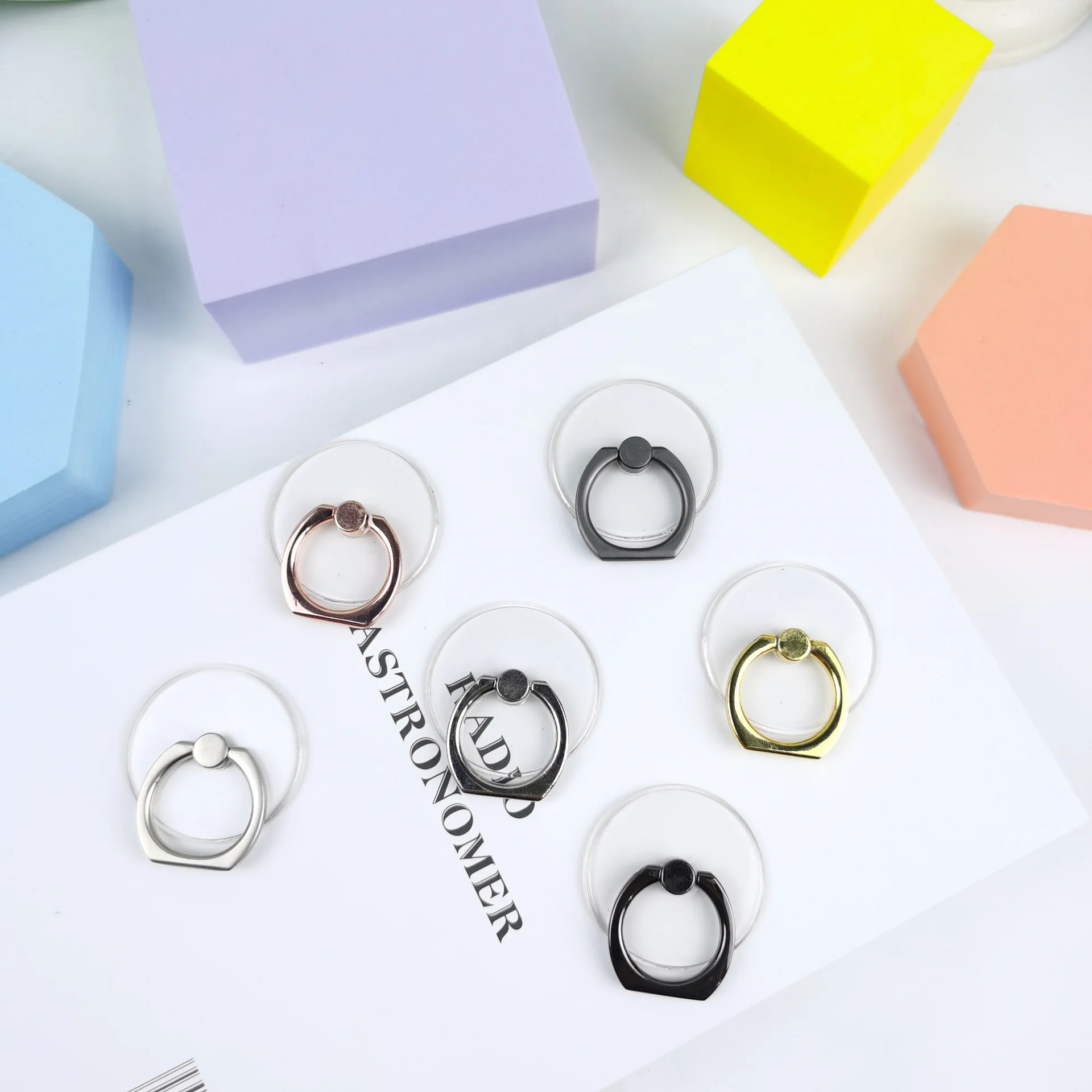 투명 휴대폰 링 홀더 스탠드 360 °   회전 투명  - Pop Socket Grip 리뷰 및 가격