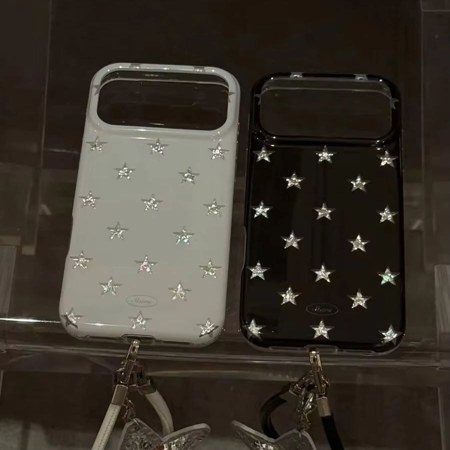 한국산 풀스크린 레이저 스타 샤이닝 폰 케이스 아이폰  - Y2K Phone Accessories 리뷰 및 가격