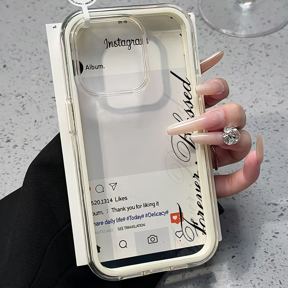 포에버 블레스드 심플 클리어 폰 케이스 아이폰 17 1 - Xo Phone Accessories 리뷰 및 가격