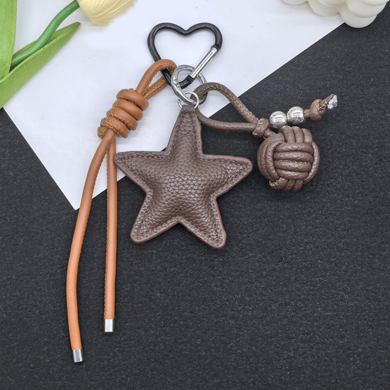 땋은 로프 가방 고급 키체인 오각별 펜던트 장식품 휴대 - Phone Accessories Highpoint 리뷰 및 가격