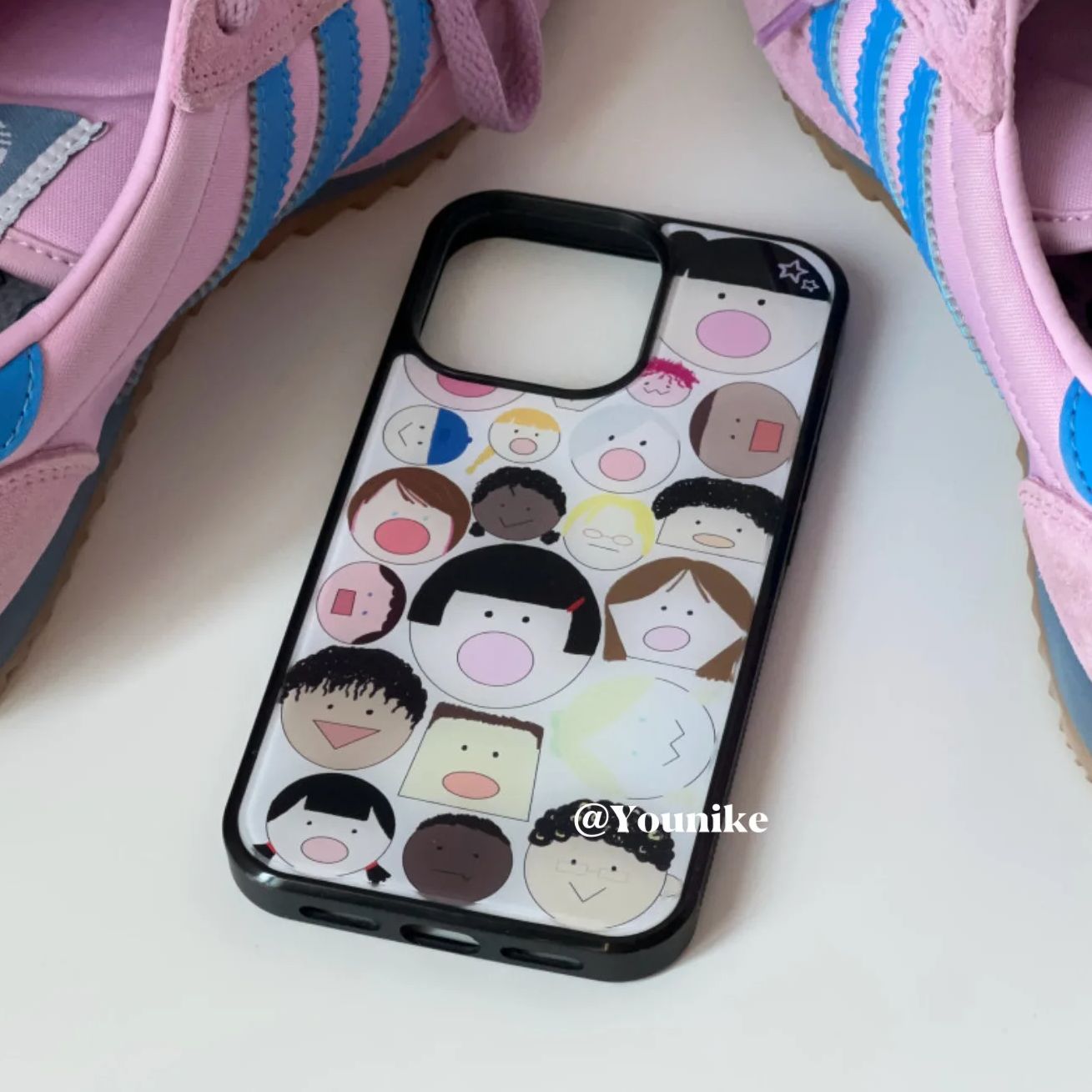 카툰 한국 스타일 귀여운 큰 머리 인형 맞춤형 카와이  - Y2K Phone Accessories 리뷰 및 가격