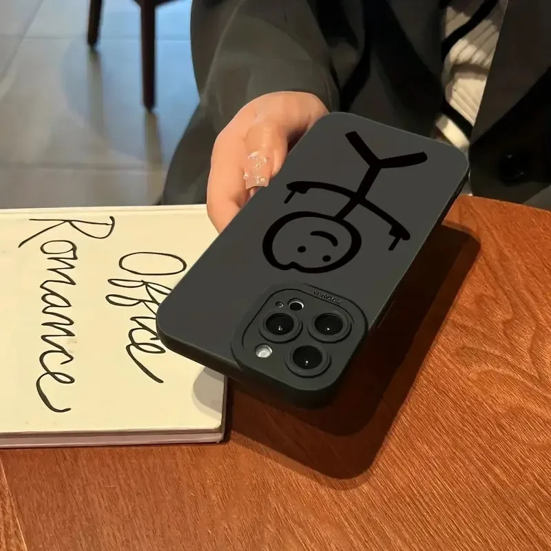 귀여운 만화 매치맨 무광 실리콘 폰 케이스 (아이폰 1 - Xo Phone Accessories 리뷰 및 가격