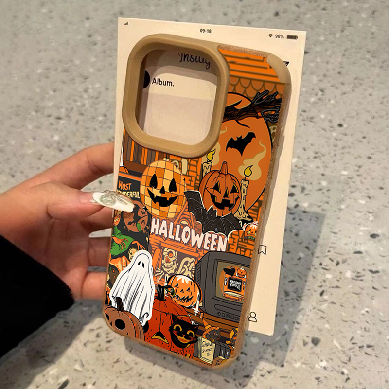 할로윈 호박 유령 디자인 아이폰 18 17 16 프로  - Xo Phone Accessories 리뷰 및 가격