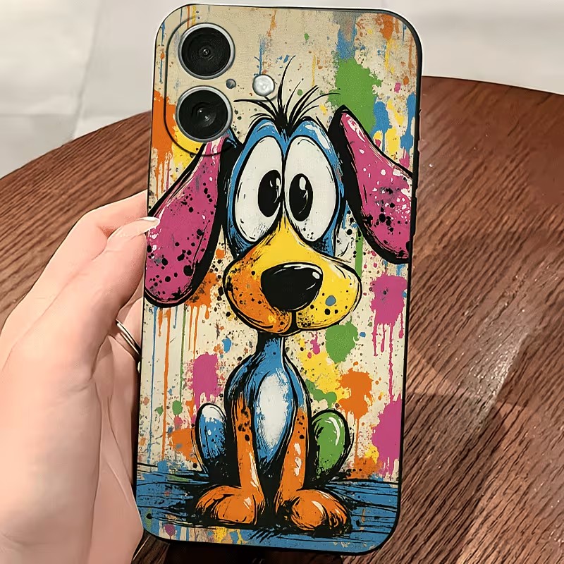 그래피티 컬러 강아지 TPU 폰 케이스 (아이폰 17, - Xo Phone Accessories 리뷰 및 가격