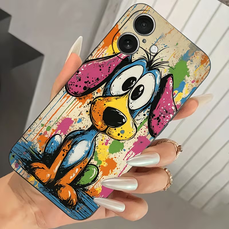 그래피티 컬러 강아지 TPU 폰 케이스 (아이폰 17, - Xo Phone Accessories 리뷰 및 가격
