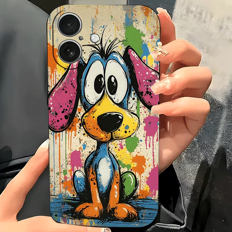 그래피티 컬러 강아지 TPU 폰 케이스 (아이폰 17, - Xo Phone Accessories 리뷰 및 가격