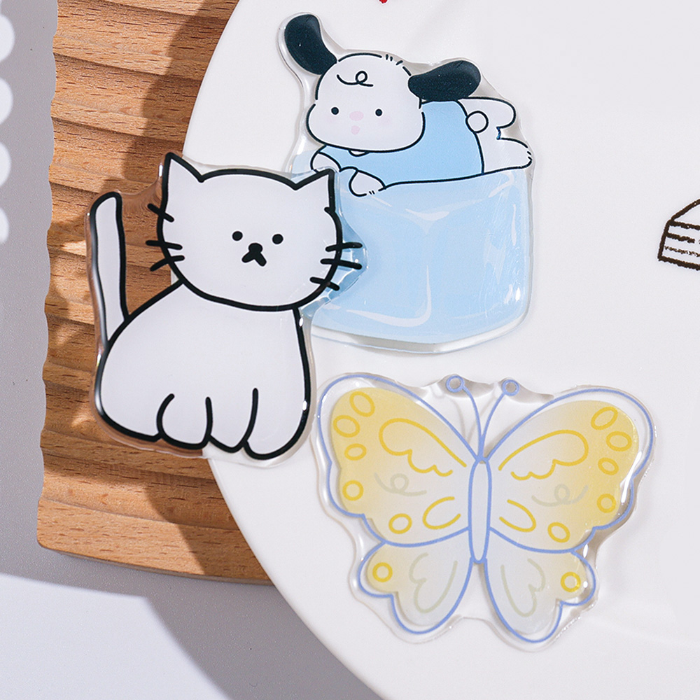 귀여운 만화 그립톡 아크릴 접이식 핑거 링 소켓 확장형 - Pop Socket Grip 리뷰 및 가격