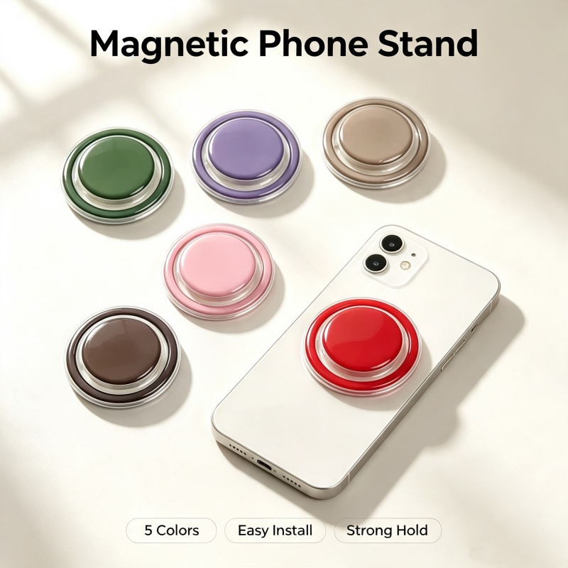 자석식 접이식 폰 그립 홀더 소켓 포켓 지지대 (아이폰 - Pop Socket Grip 리뷰 및 가격