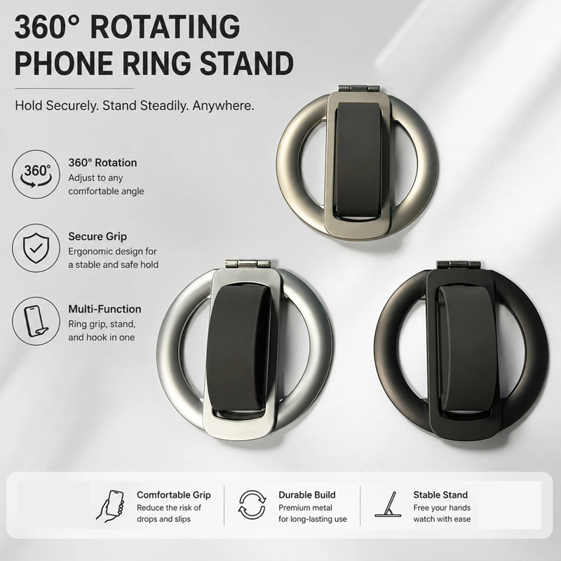 360 °   회전식 마그네틱 폰 링, MagSafe  - Pop Socket Grip 리뷰 및 가격