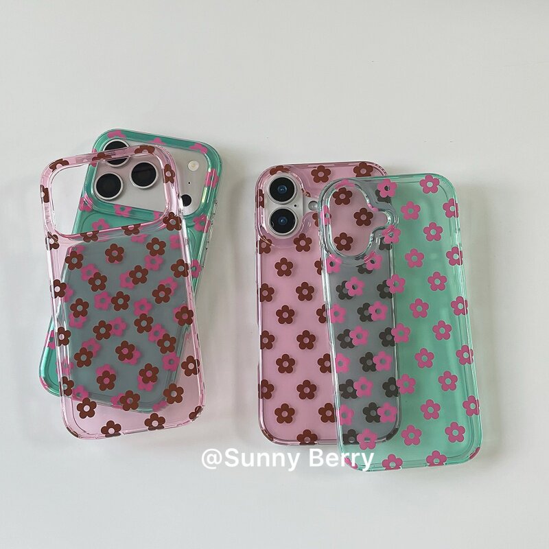 한국 인스타 감성 여름 컬러풀 플라워 폰 케이스 아이폰 - Y2K Phone Accessories 리뷰 및 가격