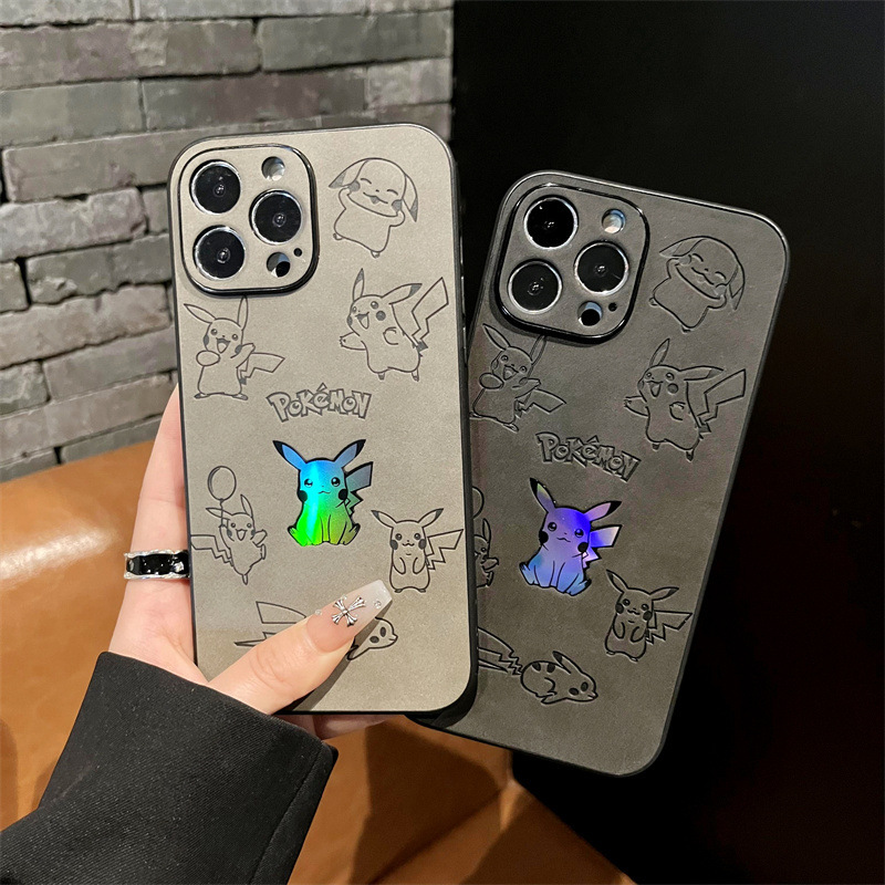 만화 피카츄 인조 가죽 레이저 폰 케이스 (아이폰 15 - Xo Phone Accessories 리뷰 및 가격