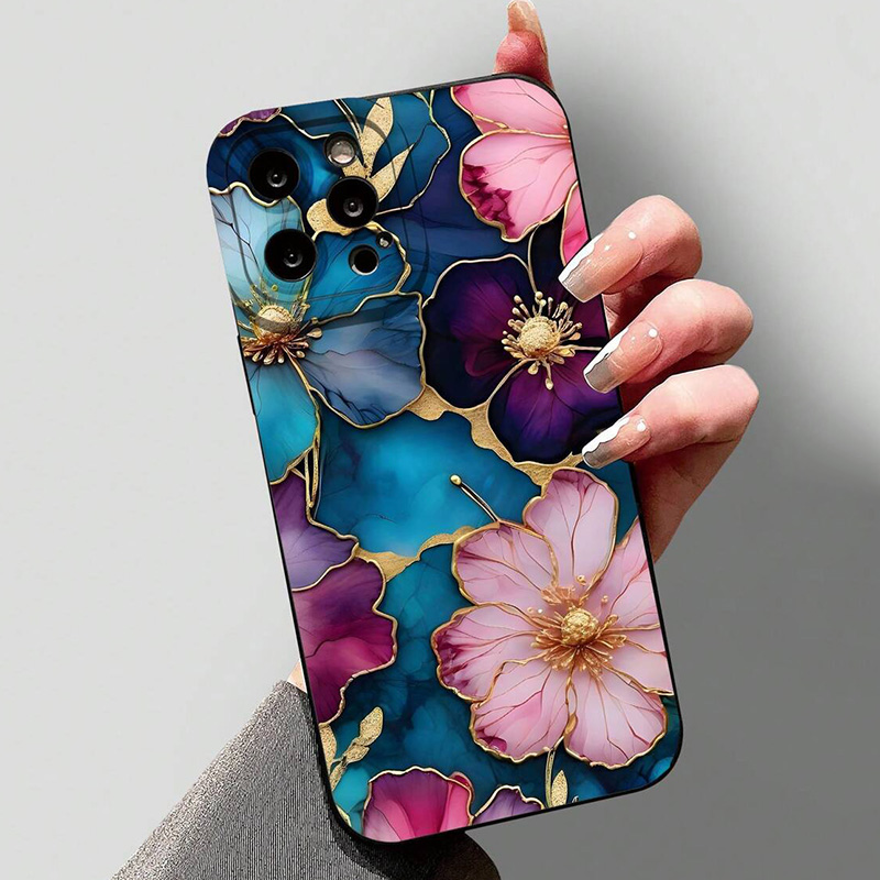 빈티지 플로럴 패턴 폰 케이스 (아이폰 17, 16 P - Xo Phone Accessories 리뷰 및 가격