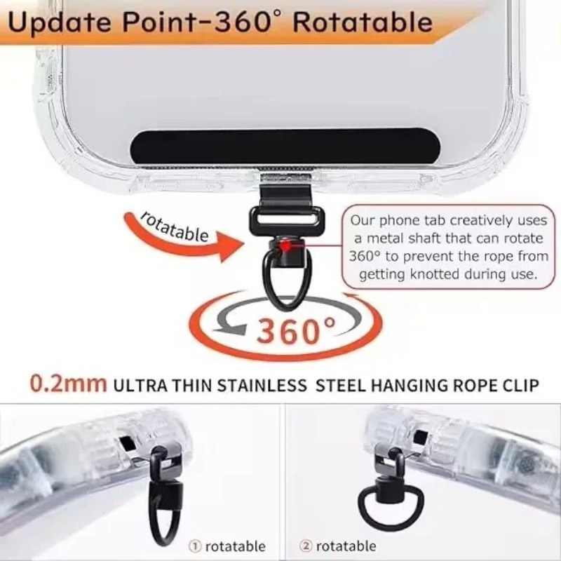 360도 회전 폰 끈 클립 금속 스테인리스 스틸 테더  - Phone Accessories Popsocket 리뷰 및 가격
