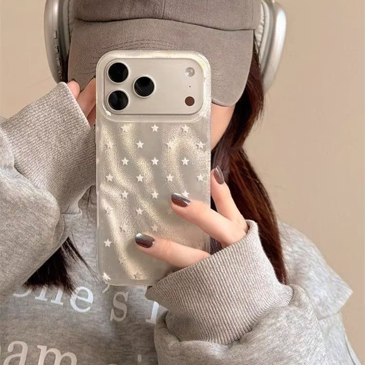 한국풍 녹색 배경 오각별 반짝이는 폰 케이스 아이폰 울 - Y2K Phone Accessories 리뷰 및 가격