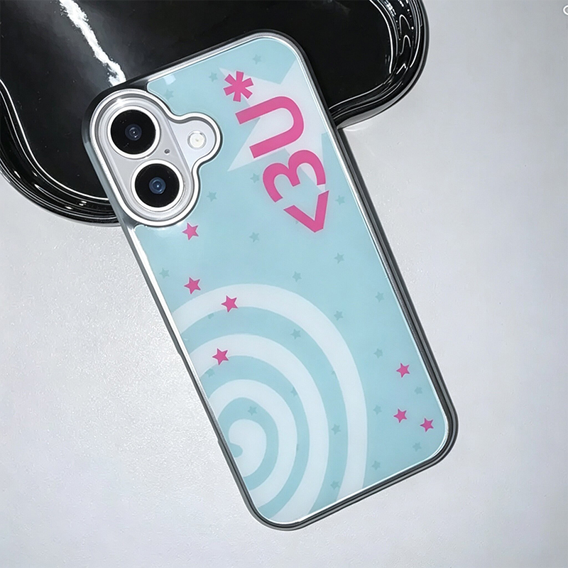 Y2K 크리에이티브 스윗 쿨 민트 블루 스타 볼텍스 폰 - Y2K Phone Accessories 리뷰 및 가격