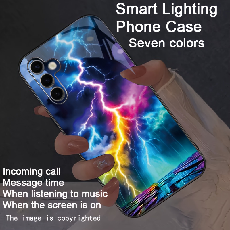 풍경 무지개 LED 폰 케이스 아이폰 17 16 15  - Led Flash Case 리뷰 및 가격