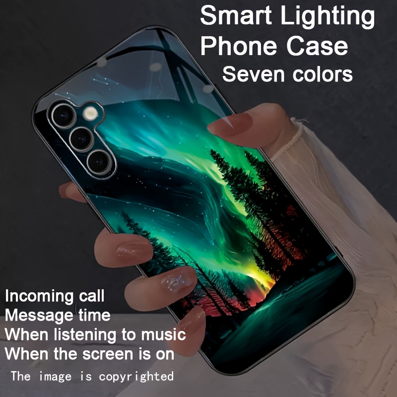 풍경 무지개 LED 폰 케이스 아이폰 17 16 15  - Led Flash Case 리뷰 및 가격
