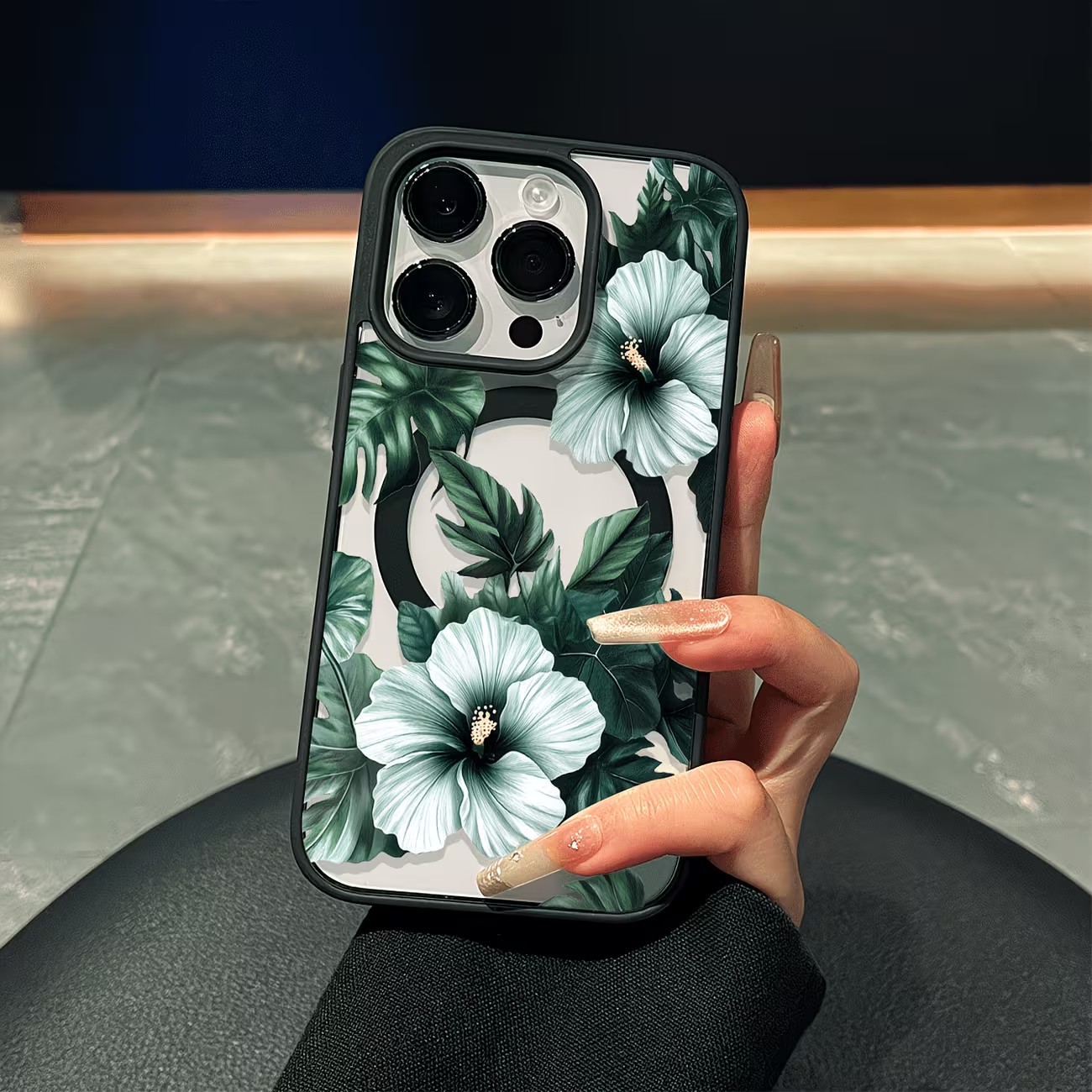 그린 플로럴 프린트 폰 케이스 (아이폰 17, 16,  - Xo Phone Accessories 리뷰 및 가격