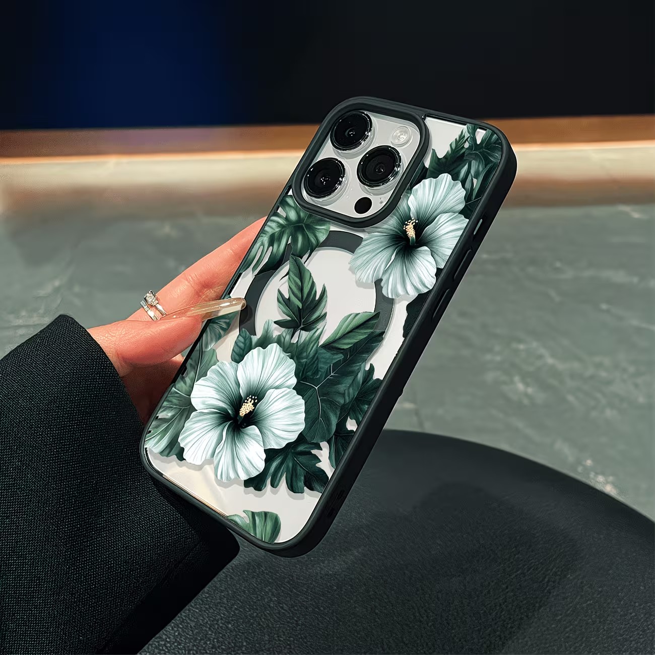 그린 플로럴 프린트 폰 케이스 (아이폰 17, 16,  - Xo Phone Accessories 리뷰 및 가격