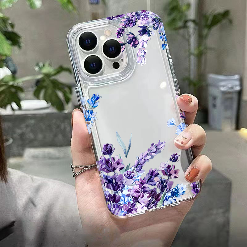 보라색 꽃무늬 소프트 TPU 폰 케이스 (아이폰 17, - Xo Phone Accessories 리뷰 및 가격